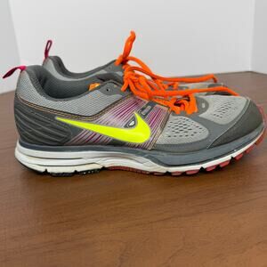 Nike Pegasus 29 Trail Running Shoes | Men’s Size 8.5 | Gray Neon Orange Volt